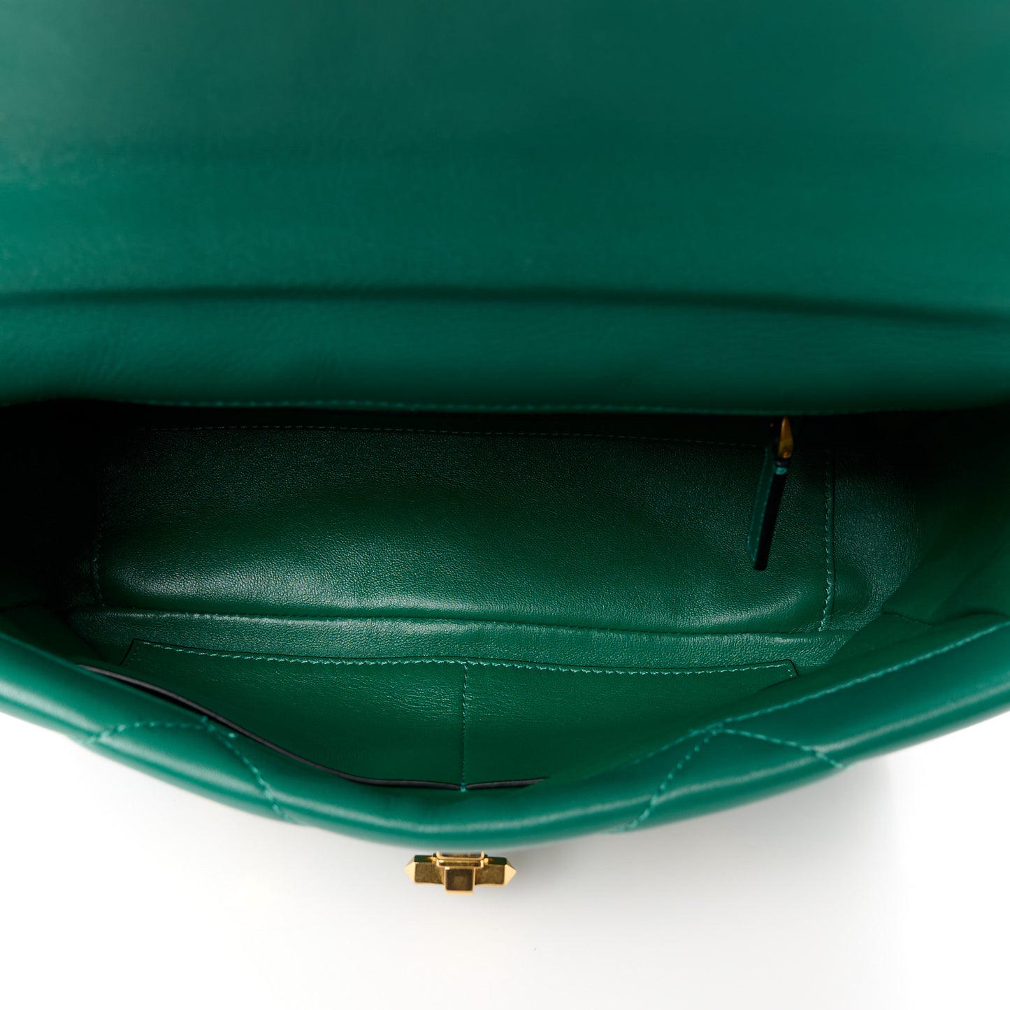 Nappa Large Roman Stud Shoulder Bag Jungle