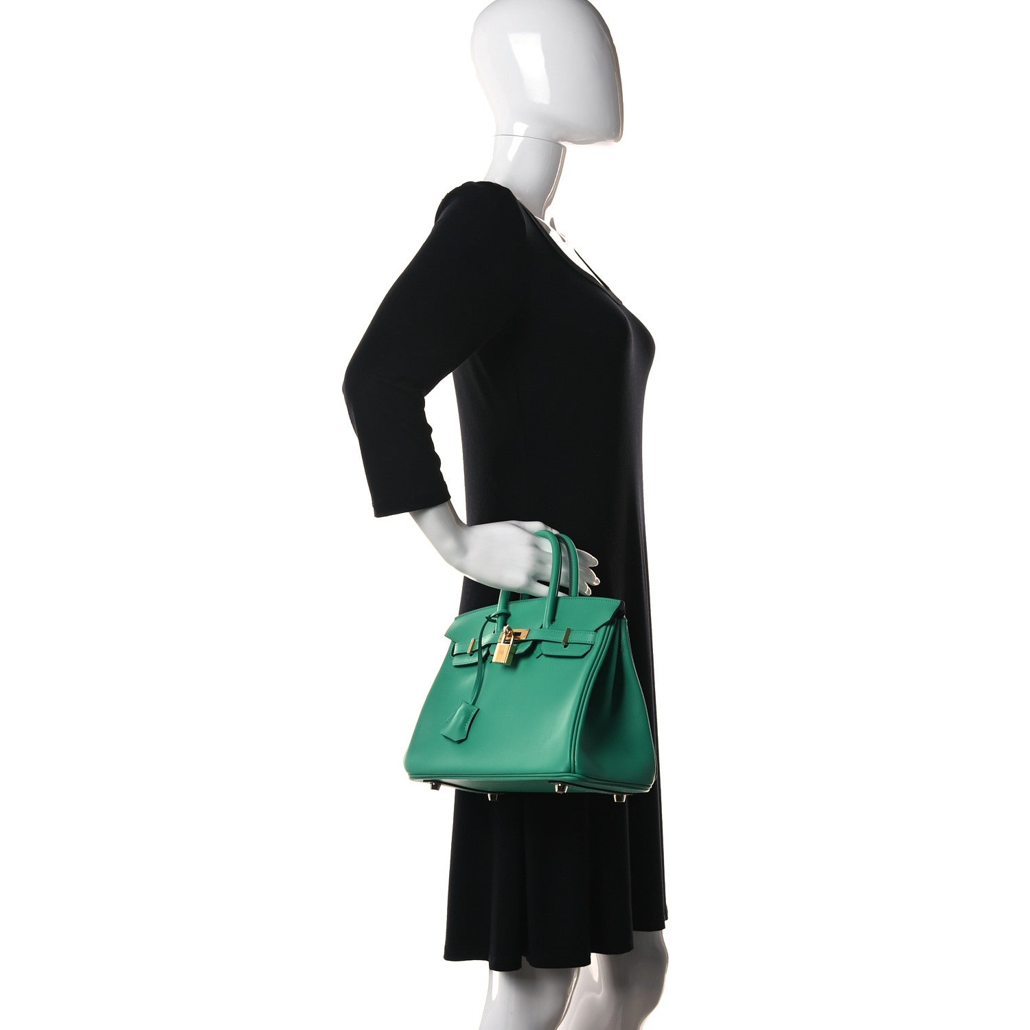 Hermes Swift Birkin 25 Menthe 2 of 35