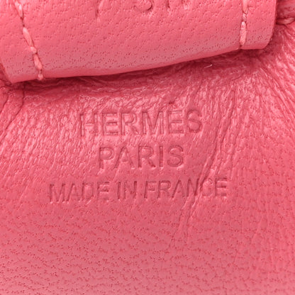Hermes Milo Lambskin Grigri Rodeo Horse Bag Charm PM Rose Azalee 3 of 5