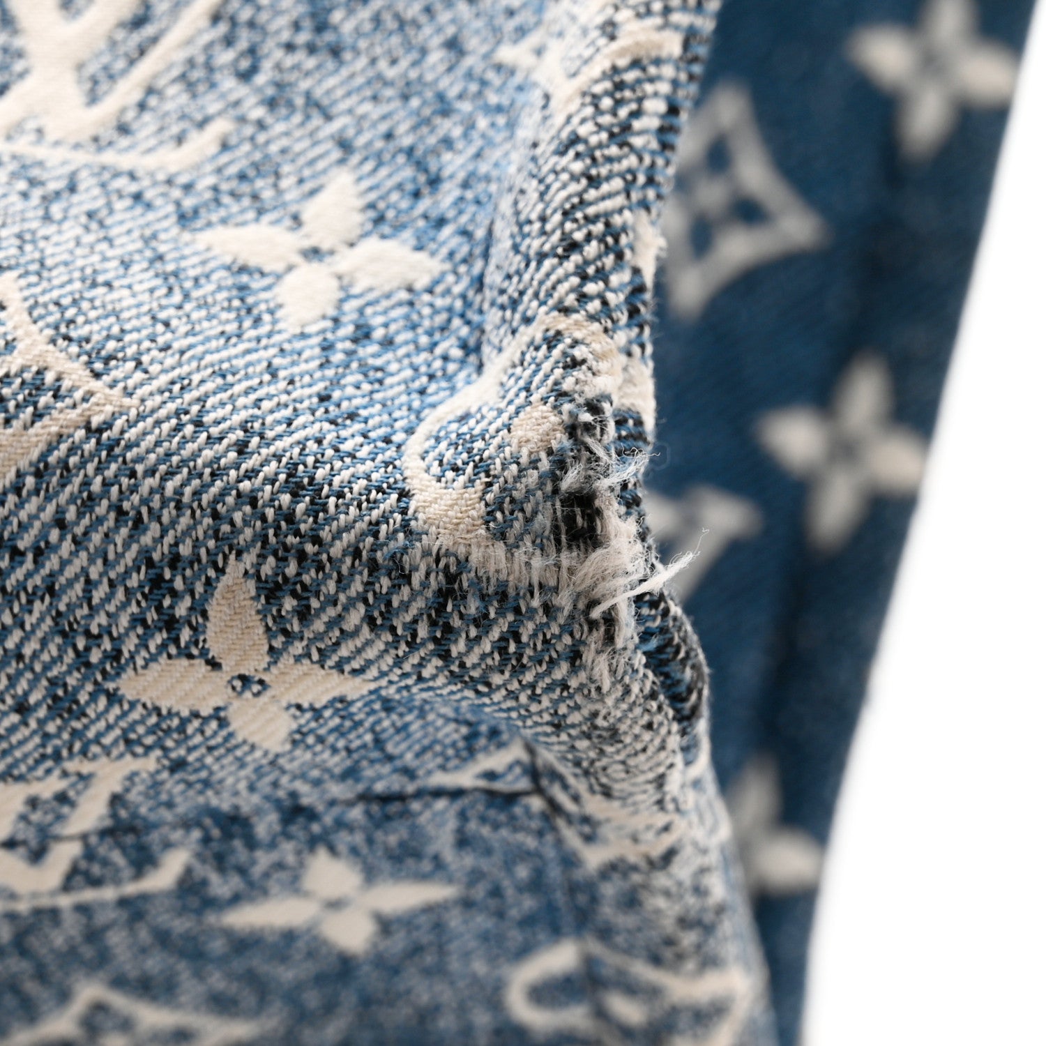 Louis Vuitton Monogram Jacquard Denim Onthego MM Bleu 10 of 12