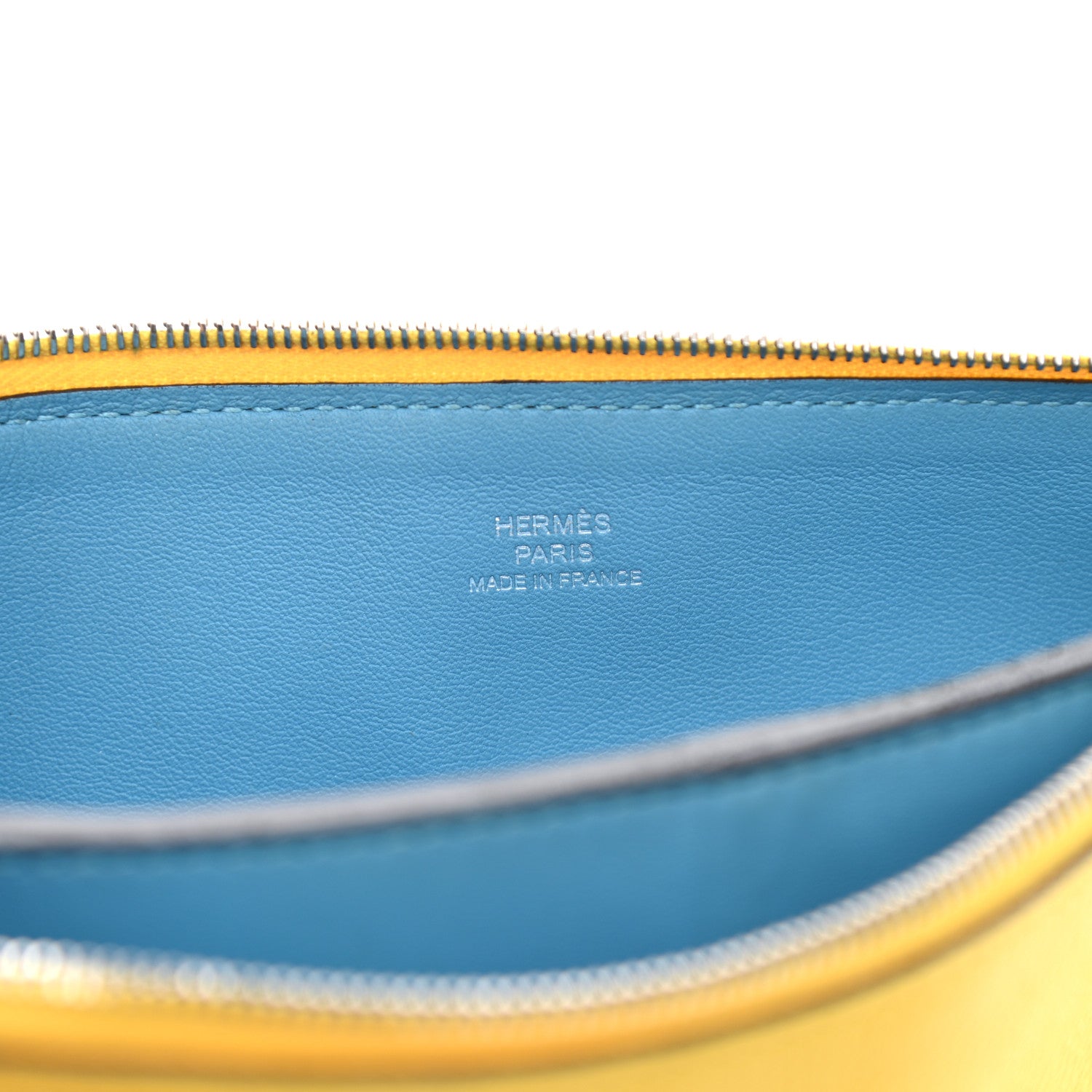 Hermes Evercolor Atout Pouch Jaune de Naples 6 of 7