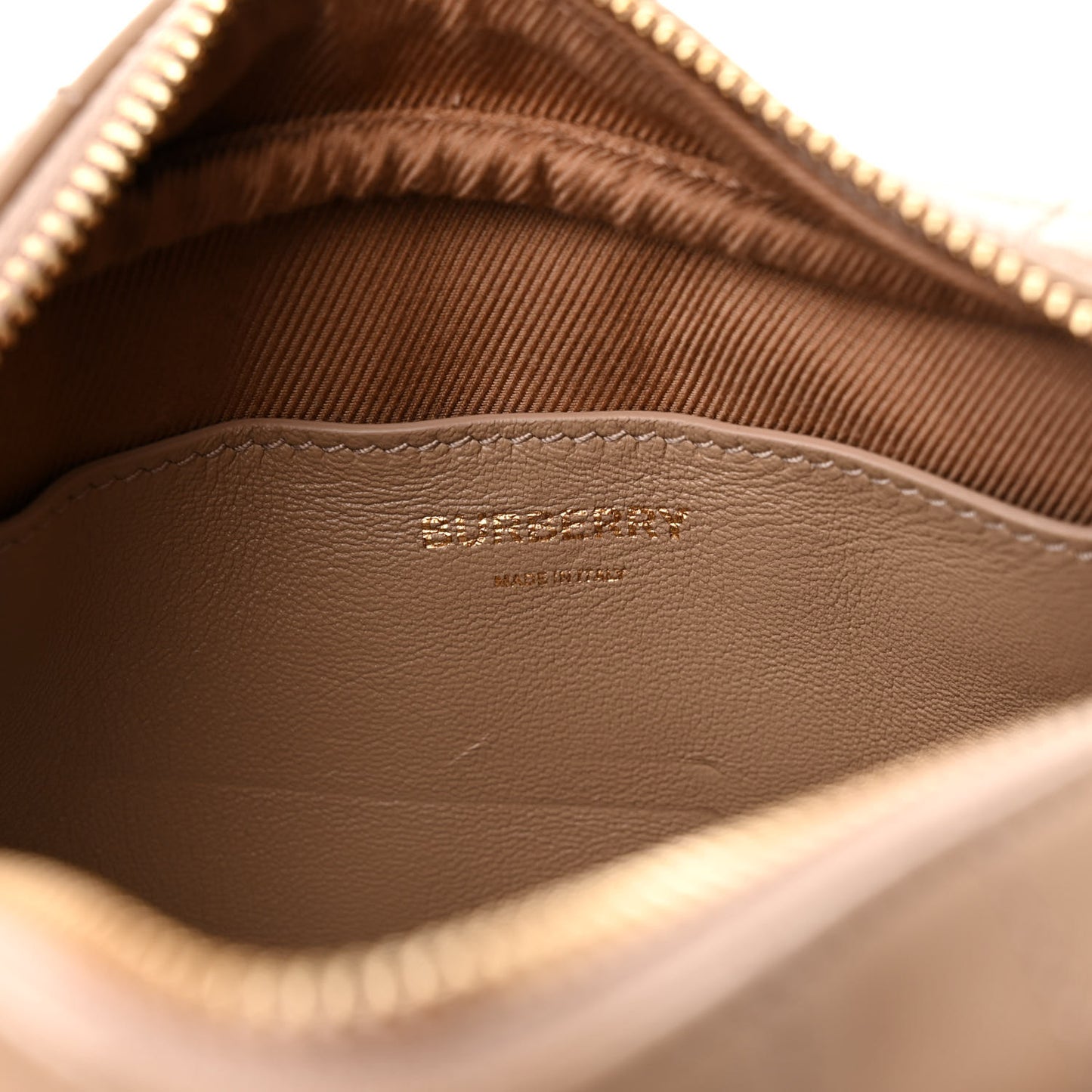 Lambskin Quilted Mini Lola Camera Bag Oat Beige