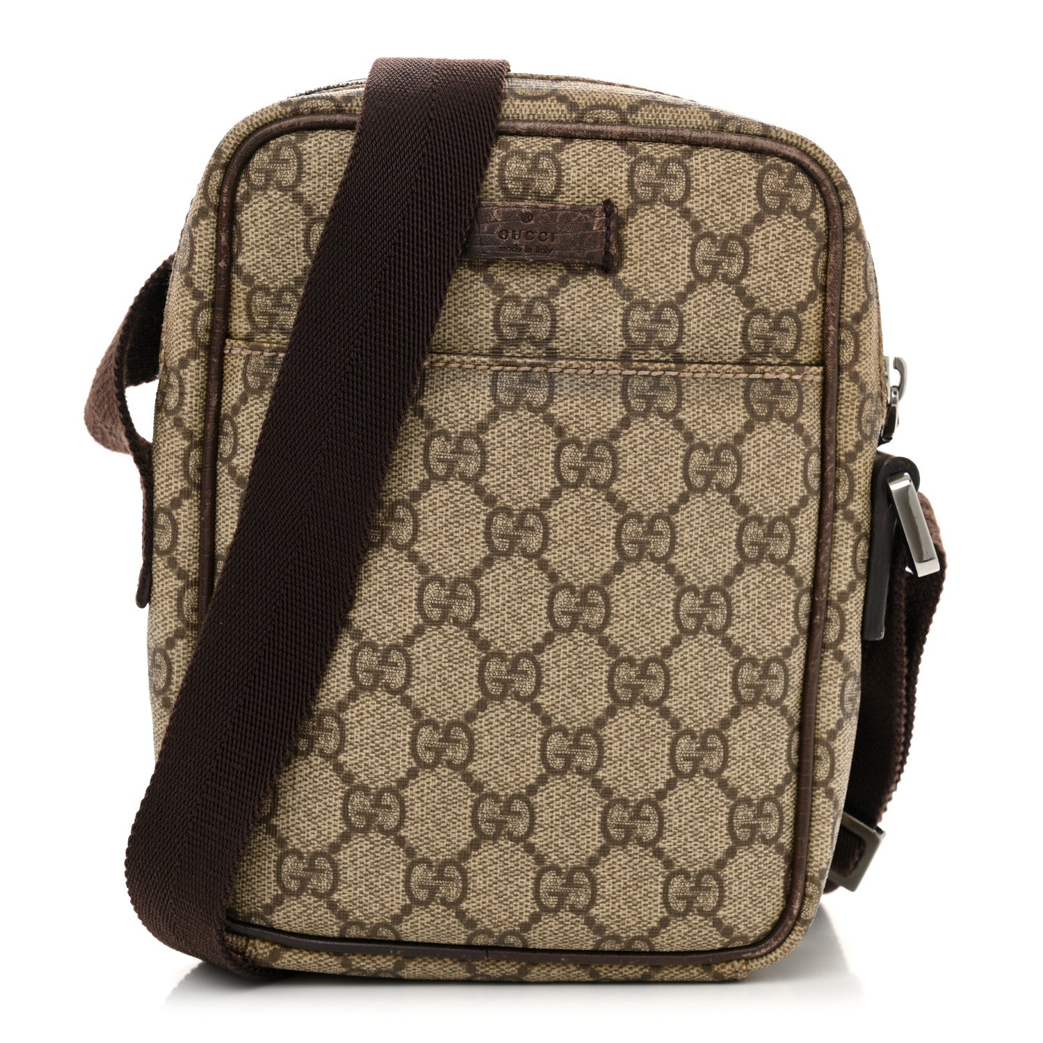 Gucci GG Plus Monogram Messenger Bag Ebony 1 of 14