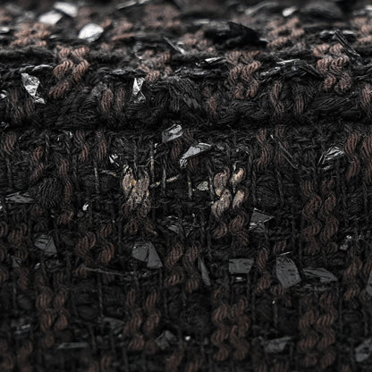 Chanel Tweed Calfskin Quilted Medium CC Filigree Flap Black 11 of 12