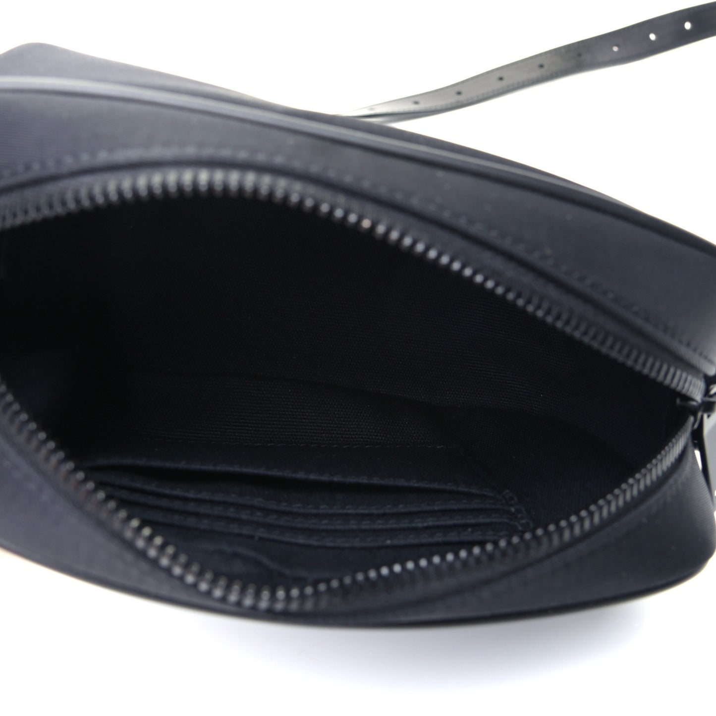 Lambskin Nylon Small Camp Camera Bag Black