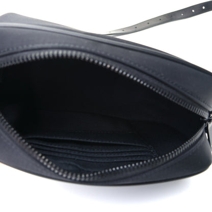 Saint Laurent Lambskin Nylon Small Camp Camera Bag Black 4 of 5