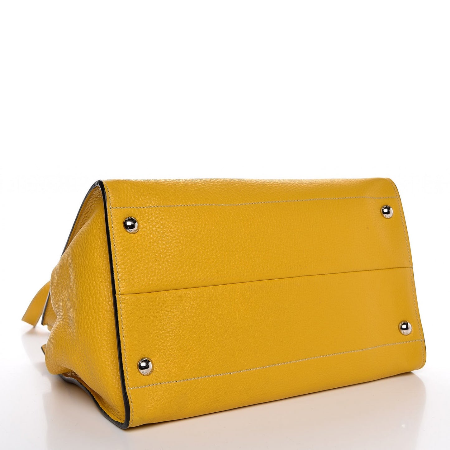 Vitello Daino Twin Pocket Tote Mimosa