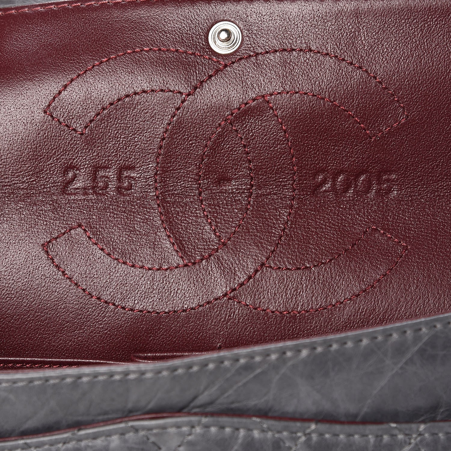 Chanel Aged Calfskin Quilted 50th Anniversary 2.55 Reissue 225 Flap Grey 6 of 11