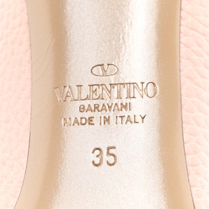Valentino Garavani Pebbled Calfskin Rockstud 85mm Pumps 35 Rose Quartz 6 of 8