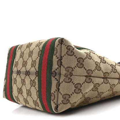 Gucci Monogram Web Small Jolicoeur Shopper Tote Dark Brown 10 of 10