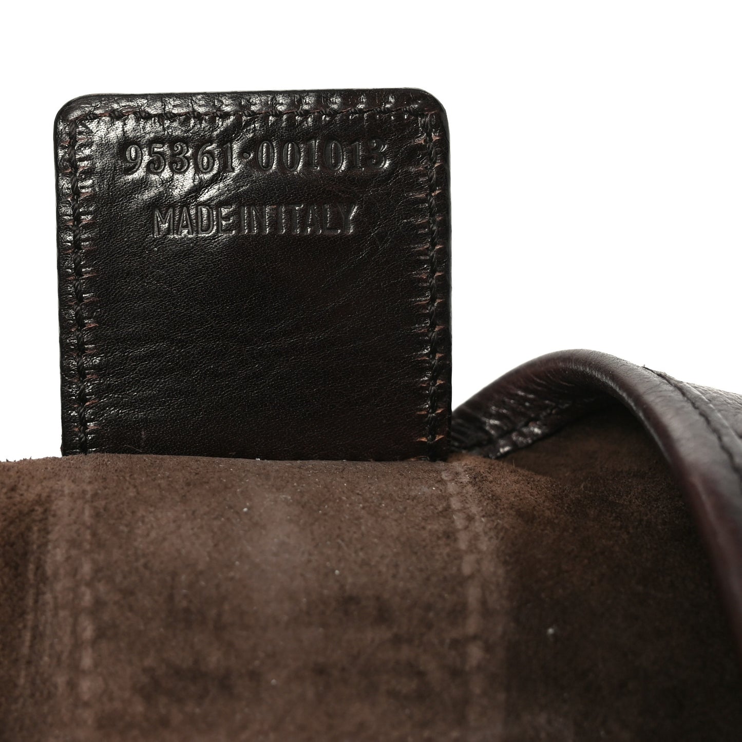 Buffalo Leather Horn Medium Mombasa Bag Brown