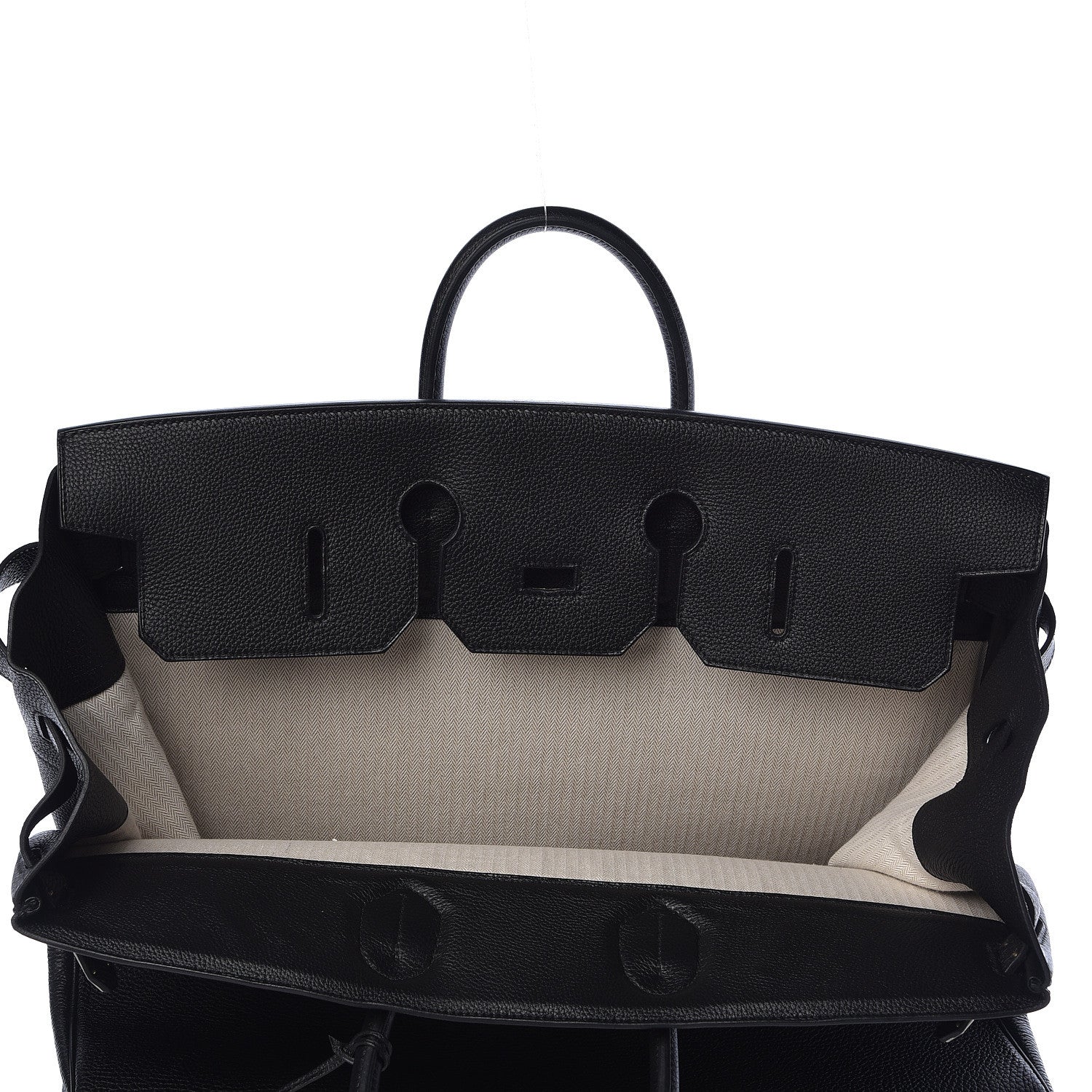 Hermes Togo HAC Travel Birkin 50 Black 10 of 35