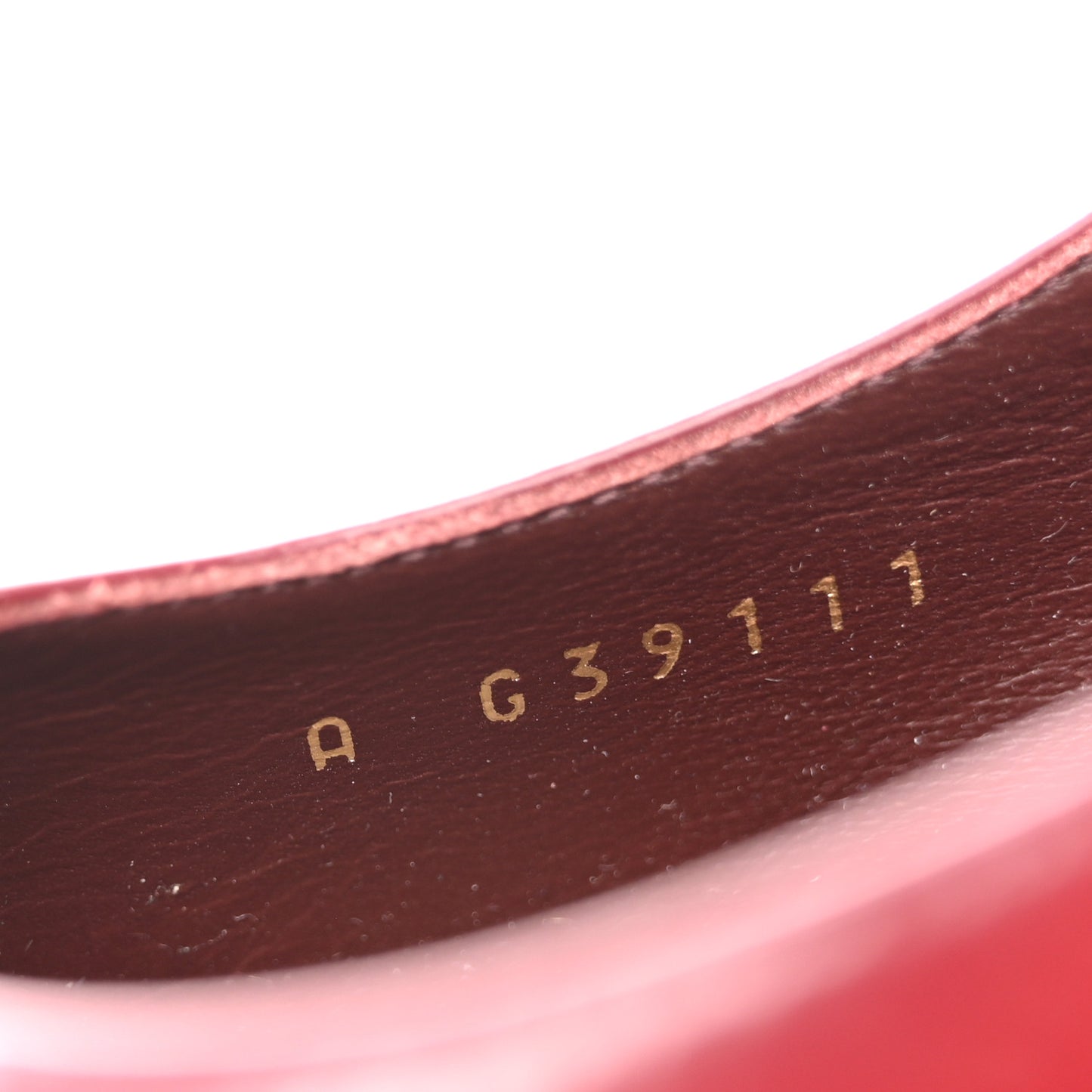 Shiny Goatskin Cap Toe Mary Jane Pumps 41 Burgundy Dark Grey