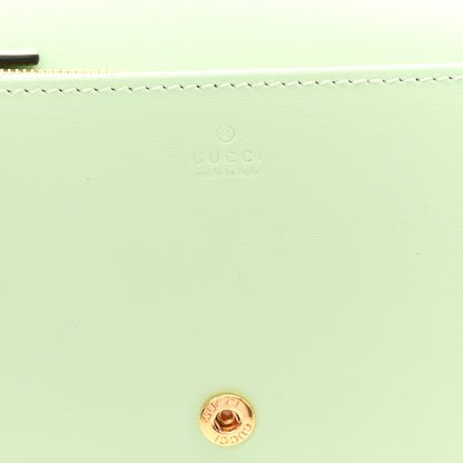 Gucci Boarded Plutone Calfskin Horsebit 1955 Wallet On Chain Green 6 of 11