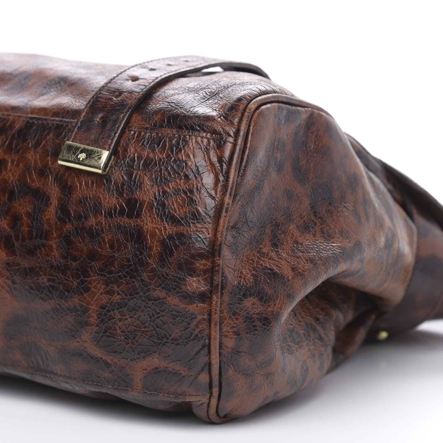 Mulberry Shiny Leopard Oversized Alexa Dark Oak 11 of 17