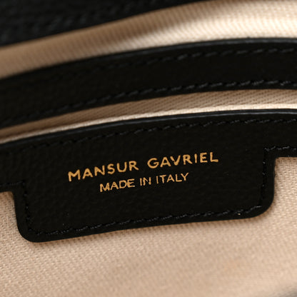 Mansur Gavriel Calfskin Flap Crossbody Bag Black 5 of 7