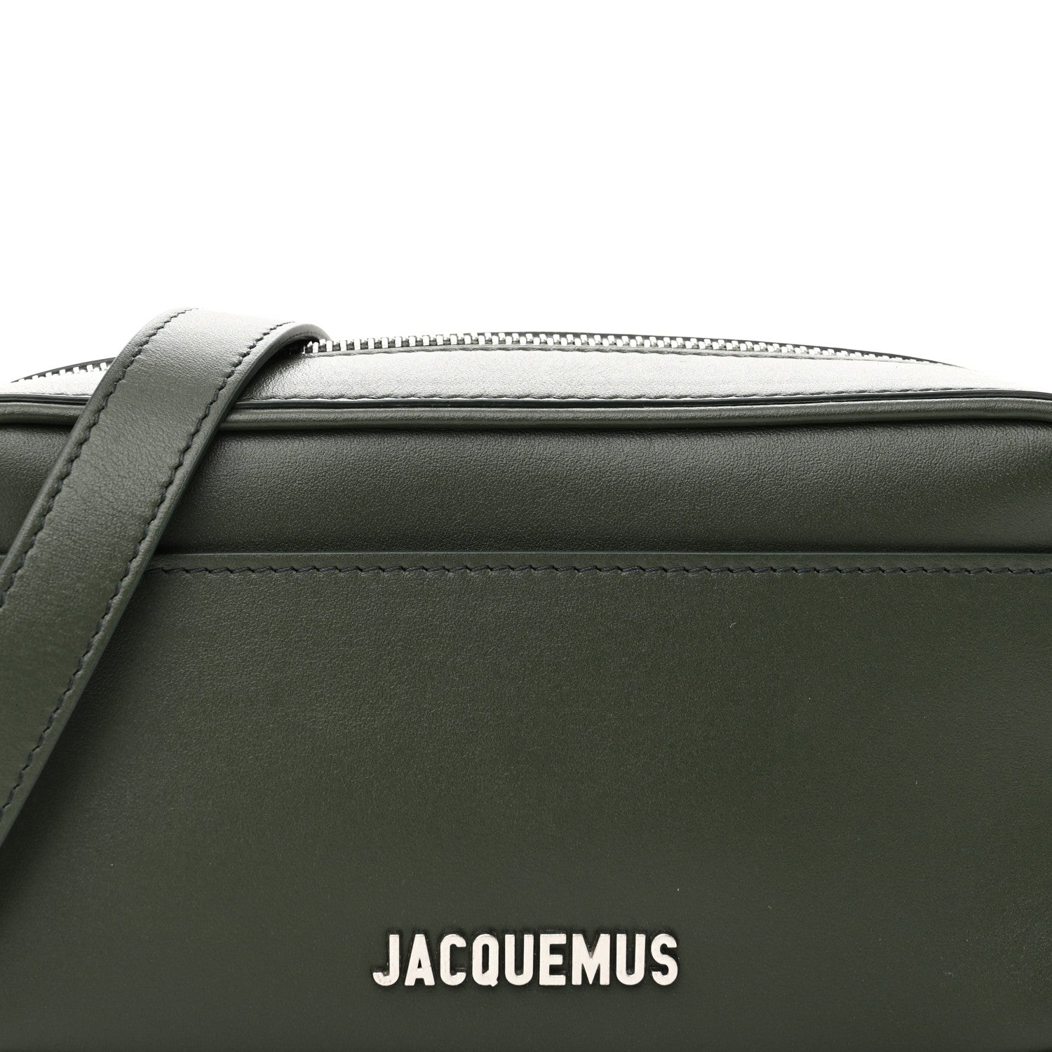 Jacquemus Smooth Calfskin Le Baneto Dark Green 7 of 9