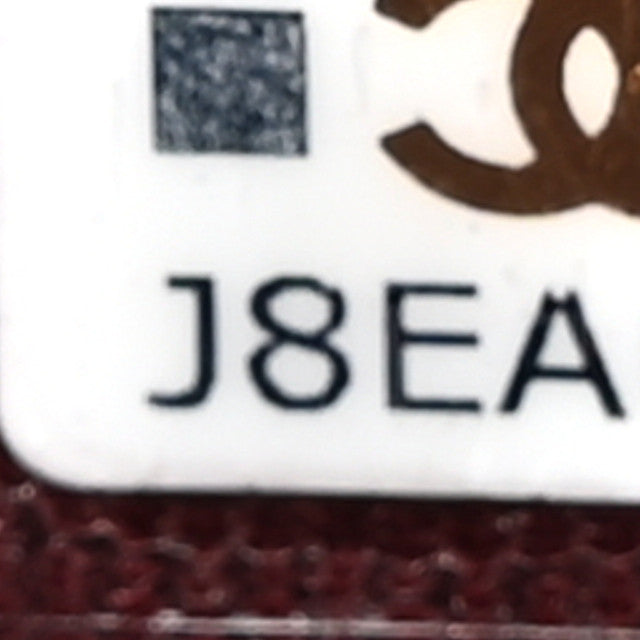 Caviar Quilted Medium Flap Wallet Black