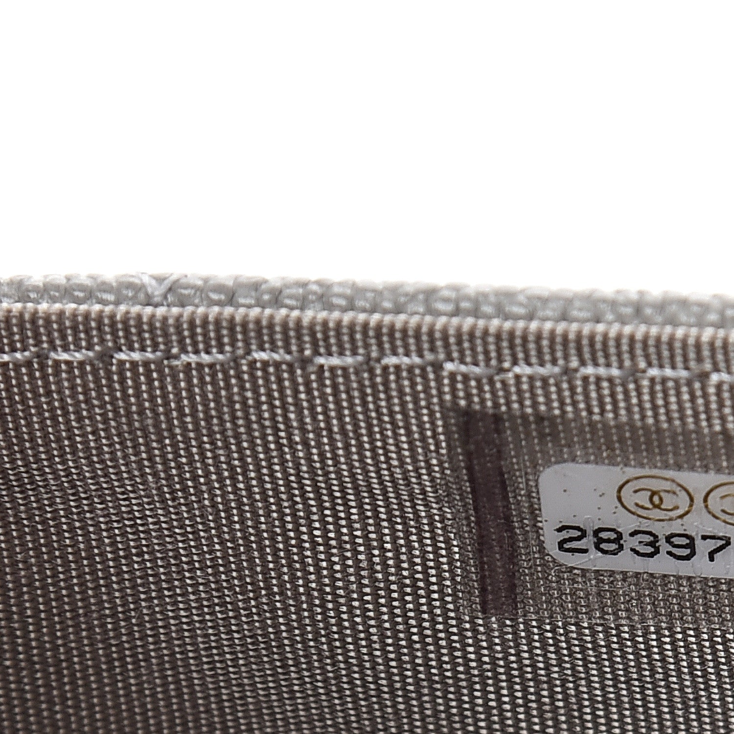 Chanel Caviar Quilted Boy Flap Card Holder Grey 7 of 7