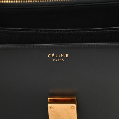 Celine Box Calfskin Medium Classic Box Flap Bag Anthracite 6 of 18