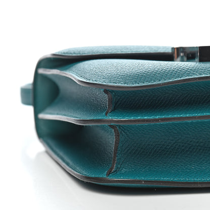 Hermes Epsom Enamel Constance 18 Vert Bosphore 8 of 9