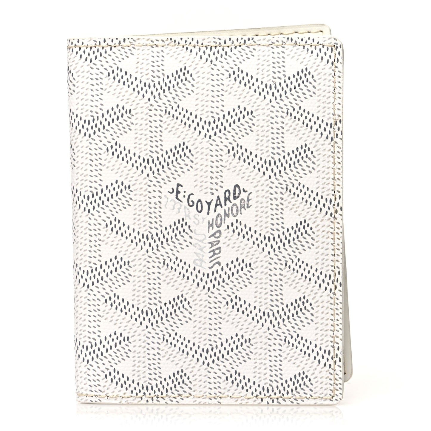 Goyardine Saint Marc Card Holder White