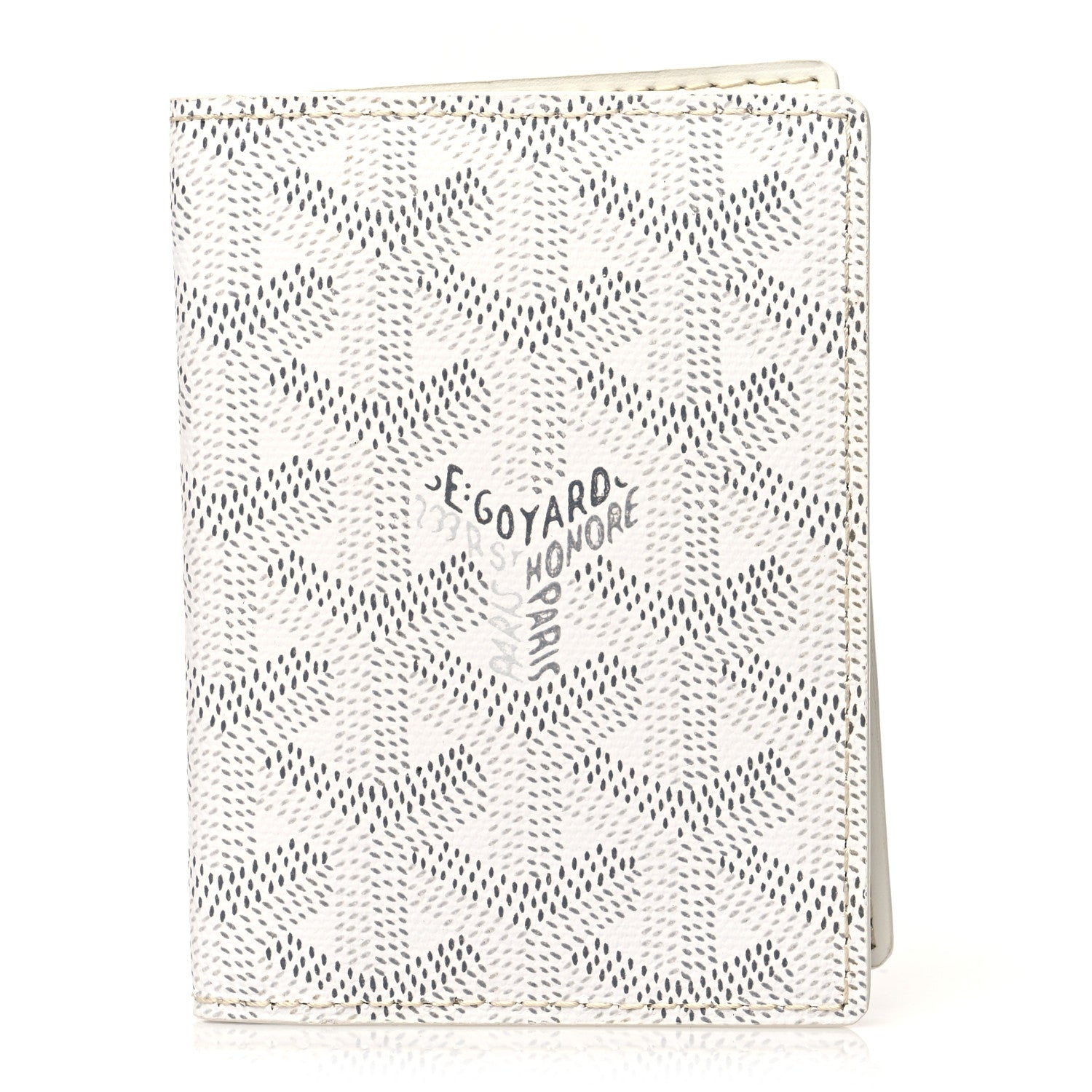 Goyard Goyardine Saint Marc Card Holder White 1 of 10