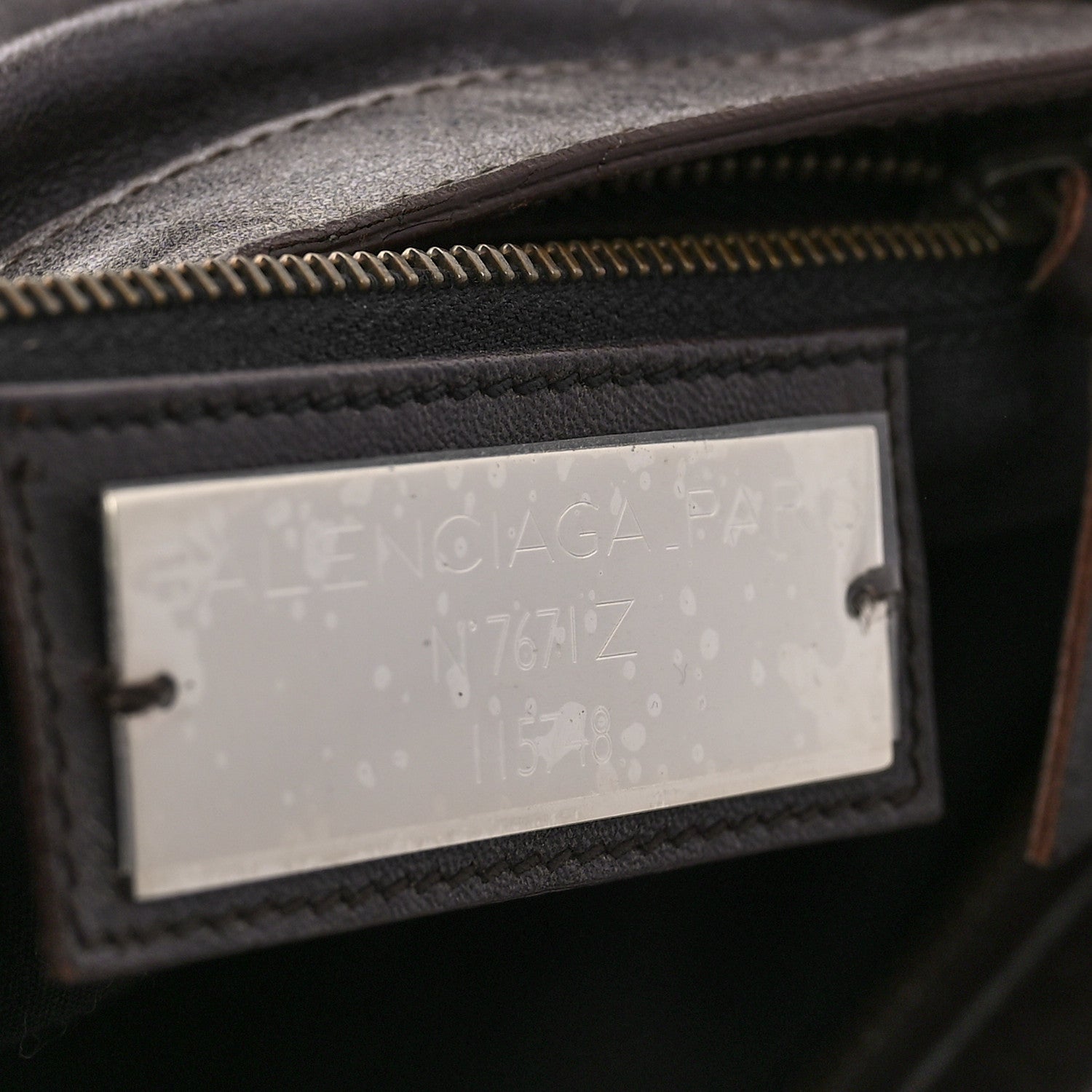 Balenciaga Chevre Classic Hardware City Chocolate 6 of 10