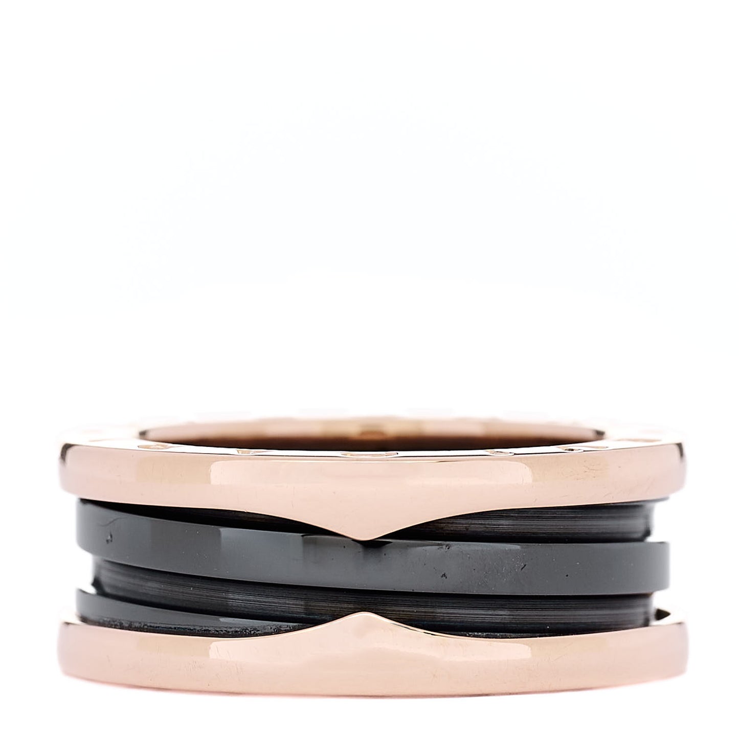 18K Rose Gold B.Zero1 Two-Band Ring 53 6.25