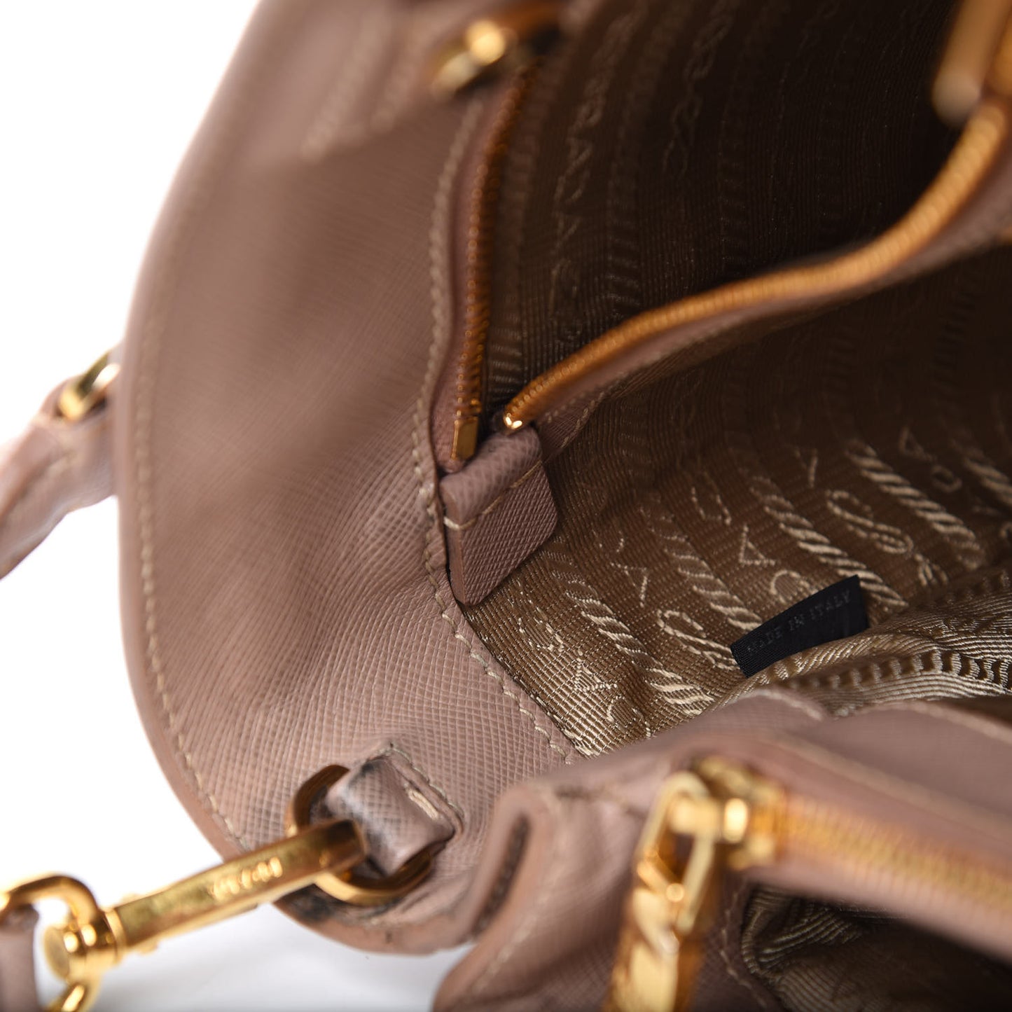 Saffiano Small Double Handle Tote Mughetto