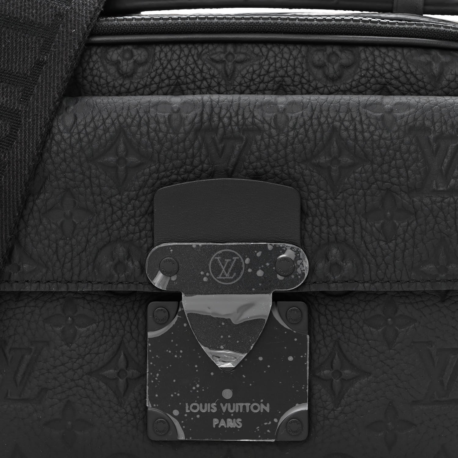 Louis Vuitton Taurillon Monogram S Lock Messenger Black 7 of 10