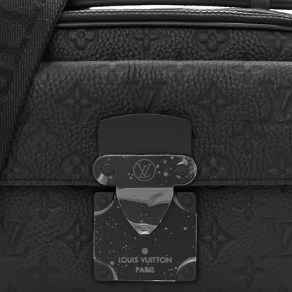 Louis Vuitton Taurillon Monogram S Lock Messenger Black 7 of 10