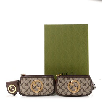 Gucci GG Supreme Monogram Textured Dollar Calfskin Mini Blondie Belt Bag Beige Ebony New Acero 10 of 10