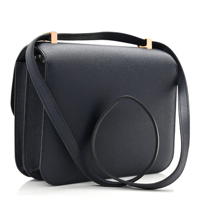 Hermes Epsom Constance 24 Bleu Indigo 2 of 10