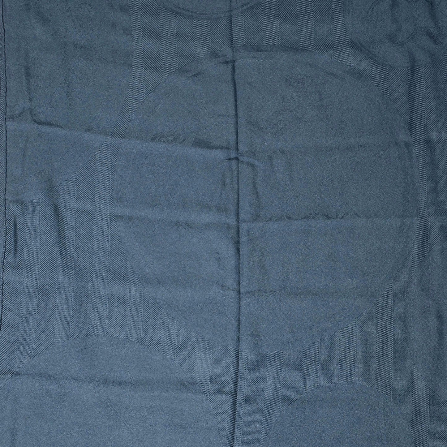 Cashmere Silk New Libris Stole Bleu Denim