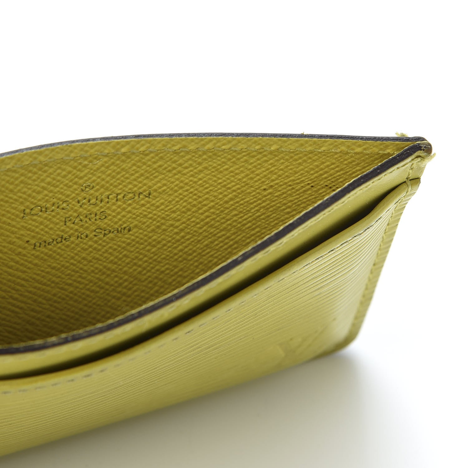 Louis Vuitton Epi Card Holder Pistache 4 of 8