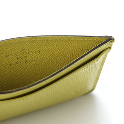 Louis Vuitton Epi Card Holder Pistache 4 of 8