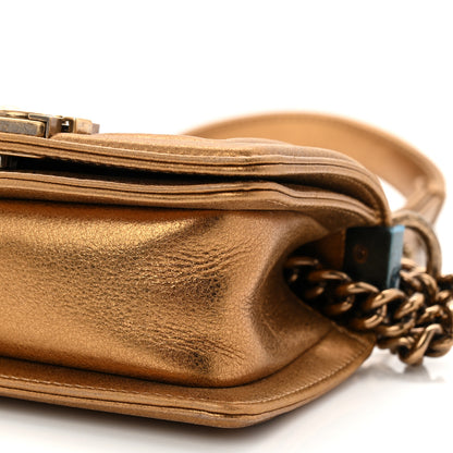Chanel Galuchat Stingray Mini Boy Flap Gold 18 of 19