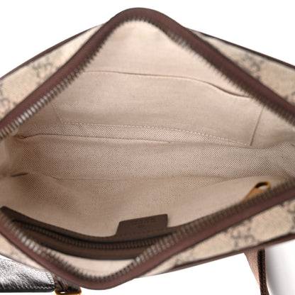 Gucci Soft GG Supreme Monogram Medium Ophidia Belt Bag Dark Brown 5 of 11