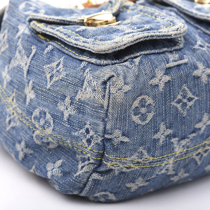 Louis Vuitton Denim Sac a Dos Backpack PM Blue 6 of 11