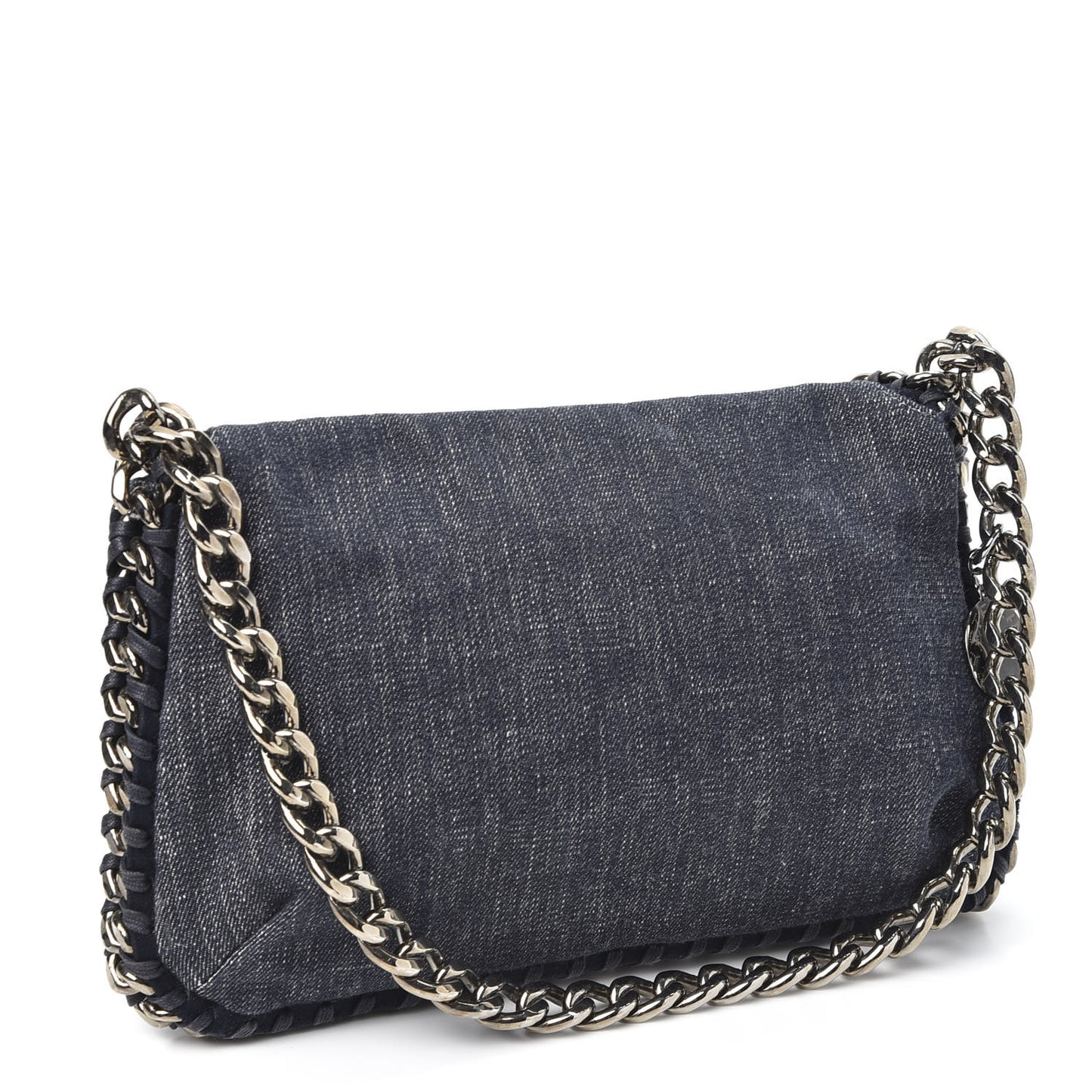Denim Falabella Clutch Blue