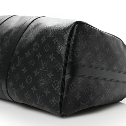 Louis Vuitton Monogram Eclipse Keepall Bandouliere 50 8 of 8