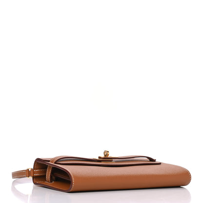 Hermes Epsom Kelly Wallet To Go Gold 3 of 4