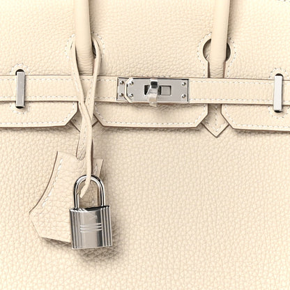 Hermes Togo Birkin 25 Craie 8 of 11