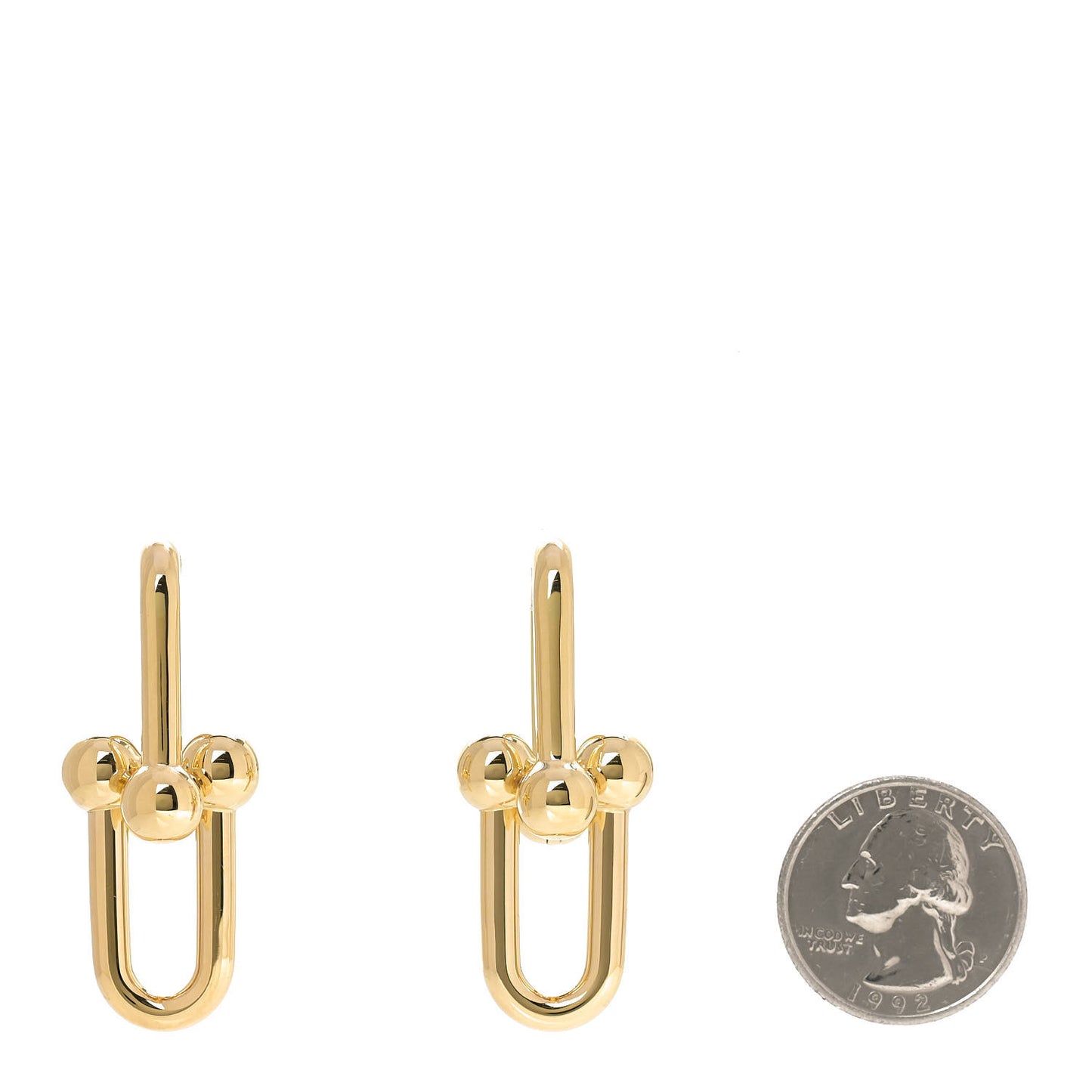 18K Yellow Gold Extra Large HardWear Link Earrings