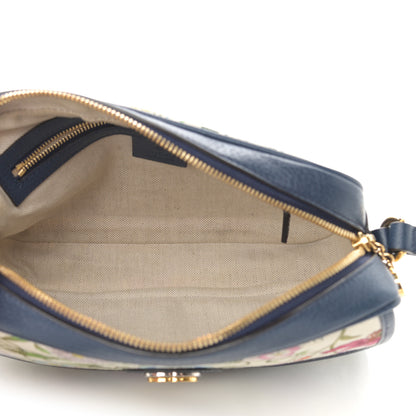 Gucci Canvas Flora Floral Shoulder Bag White Blue Agata Mulitcolor 5 of 13