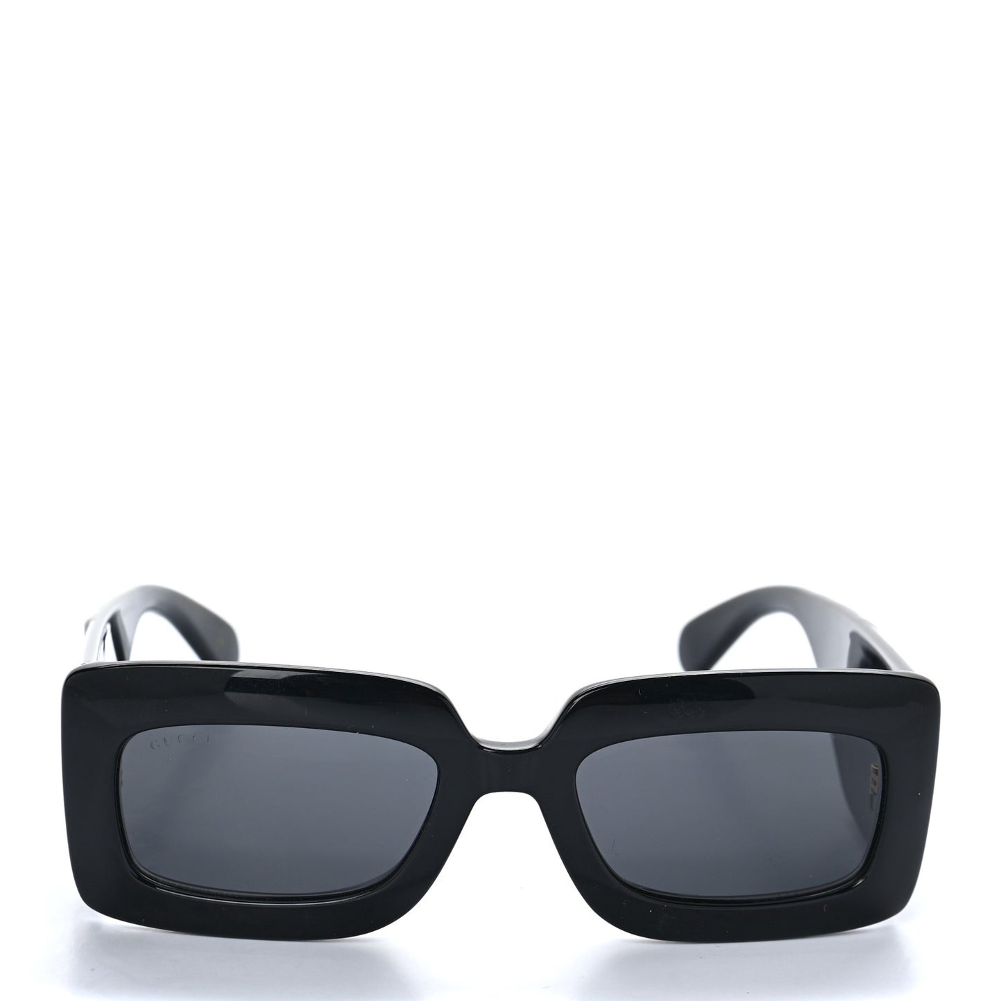 Acetate Rectangular Sunglasses GG0811S Black