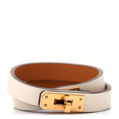 Hermes Swift Kelly Double Tour Bracelet T1 Craie 1 of 6