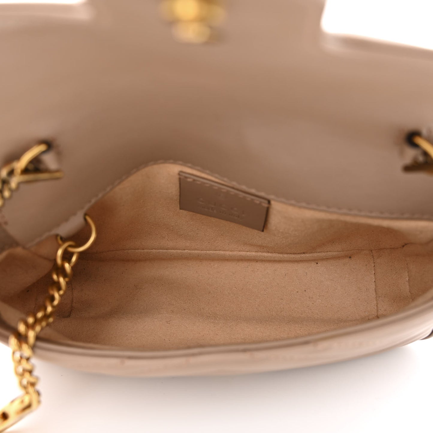 Calfskin Matelasse Super Mini GG Marmont Shoulder Bag Porcelain Rose