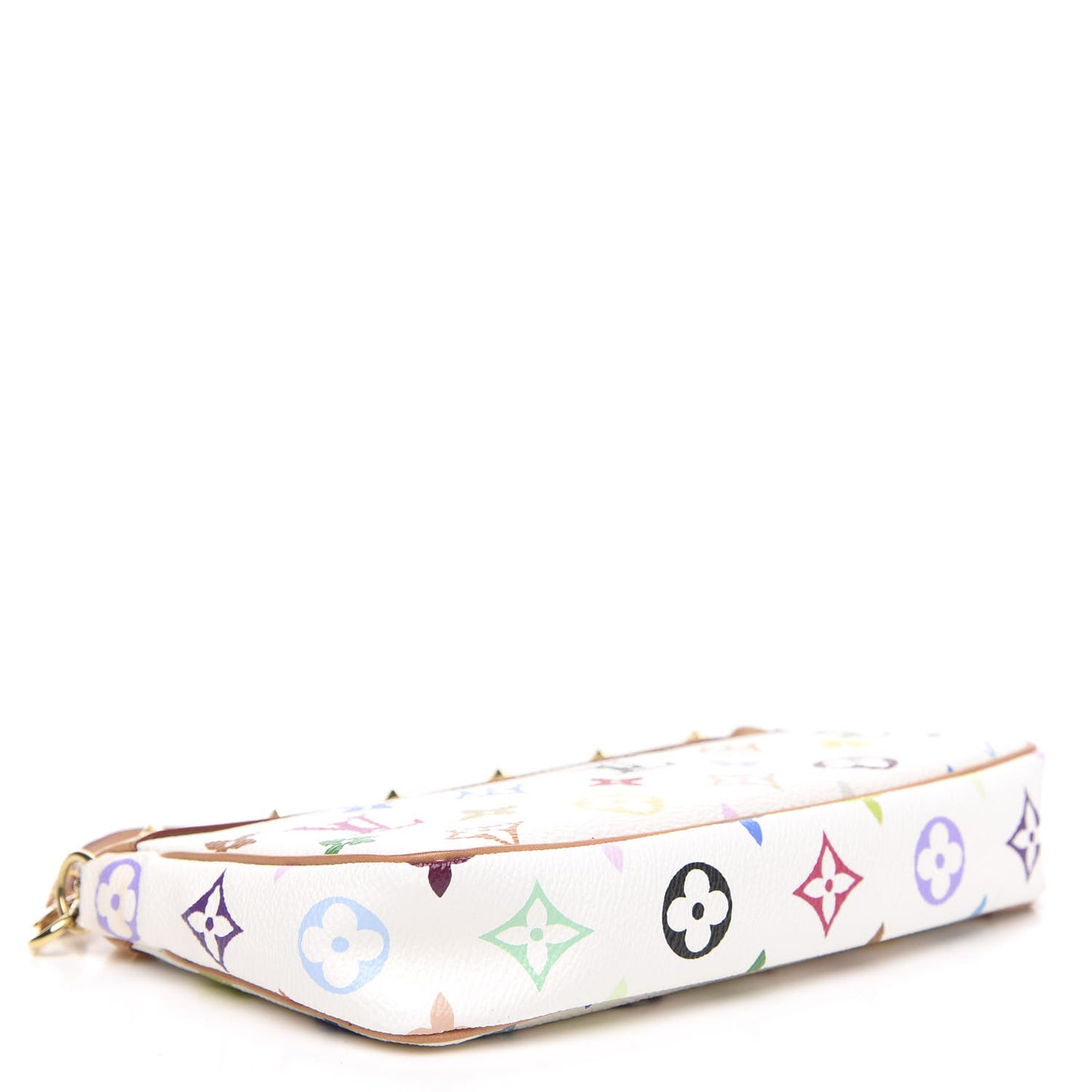 Monogram Multicolor Pochette Accessories White